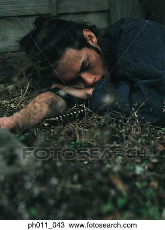 Samurai warrior sleeping View Large Photo Image Stock Image - Samurai warrior sleeping . Fotosearch