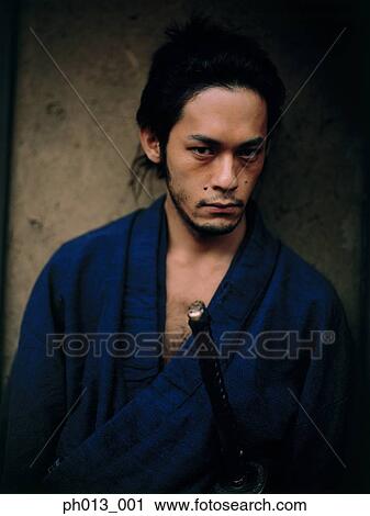 Portrait of a Samurai warrior View Large Photo Image Stock Image - Portrait of a Samurai warrior. Fotosearch