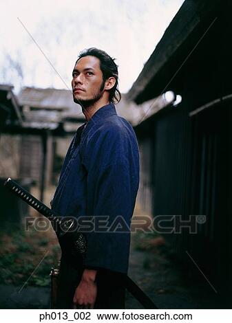 Portrait of a Samurai warrior View Large Photo Image Stock Image - Portrait of a Samurai warrior. Fotosearch