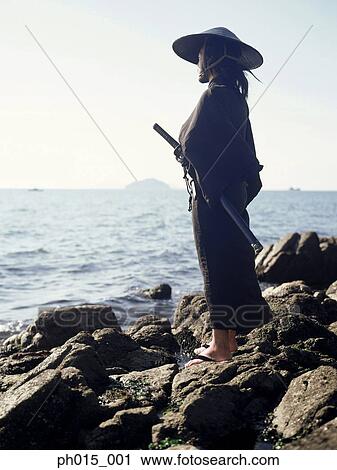 Portrait of a Samurai warrior View Large Photo Image Stock Image - Portrait of a Samurai warrior . Fotosearch