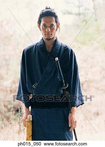 Portrait of a Samurai warrior View Large Photo Image Stock Image - Portrait of a Samurai warrior . Fotosearch