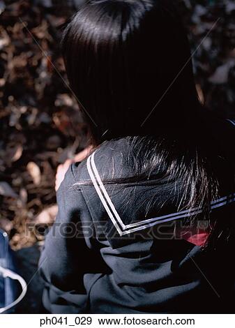 Back view of an woman View Large Photo Image Stock Photo - Back view of an woman. Fotosearch