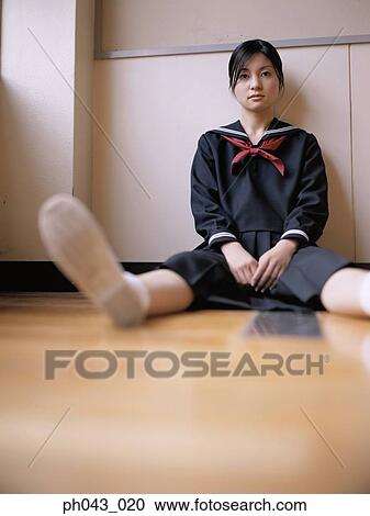 School girl sitting in the classroom View Large Photo Image Stock Image - School girl sitting in the classroom. Fotosearch