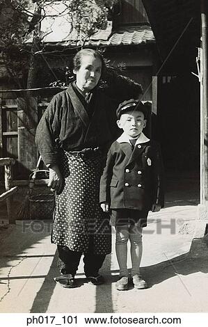 Grandmother and grandson View Large Photo Image Stock Image - Grandmother and grandson. Fotosearch