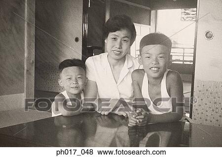 Mother and two sons View Large Photo Image Stock Photo - Mother and two sons. Fotosearch