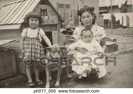 Mother, children and pet dog View Large Photo Image Stock Photography - Mother, children and pet dog. Fotosearch