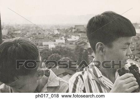 Stock Photo - Twin brothers. Fotosearch