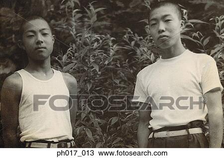 Stock Image - Two brothers. Fotosearch