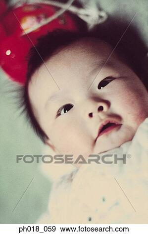 Portrait of a baby View Large Photo Image Stock Photo - Portrait of a baby. Fotosearch