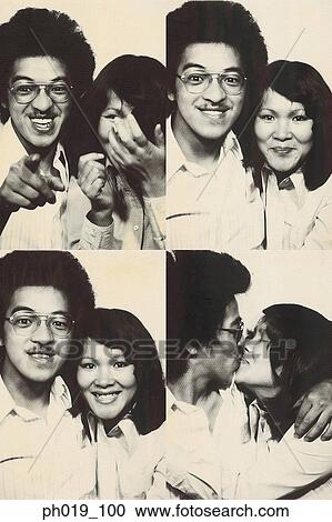 Stock Image - Candid shot of an Asian couple. Fotosearch