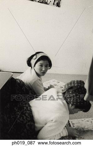 Portrait of two Asian women View Large Photo Image Stock Photo - Portrait of two Asian women. Fotosearch