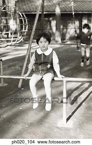 Portrait of a girl at playground View Large Photo Image Picture - Portrait of a girl at playground. Fotosearch