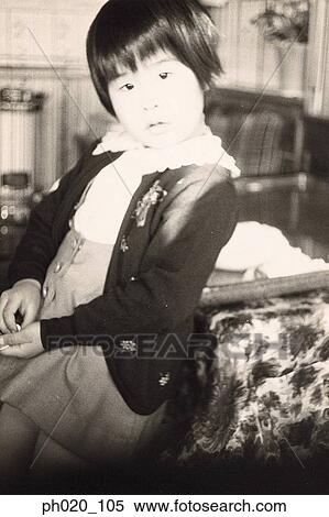 Stock Photography - Portrait of a girl in school uniform. Fotosearch