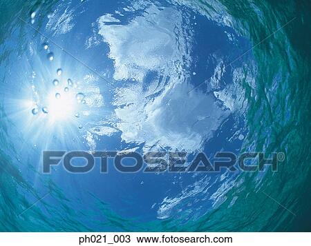 Fisheye view of sky, underwater view View Large Photo Image Stock Image - Fisheye view of sky, underwater view. Fotosearch