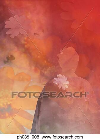 Outline of a human figure View Large Photo Image Stock Photo - Outline of a human figure. Fotosearch