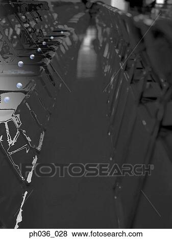 Rows of plastic chairs View Large Photo Image Stock Photo - Rows of plastic chairs. Fotosearch