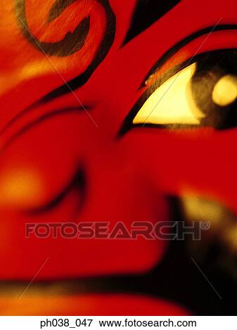 Close up of a mask View Large Photo Image Stock Photo - Close up of a mask. Fotosearch