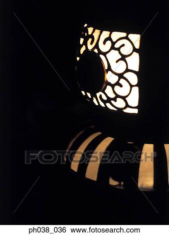 Stock Photograph - Illuminated lamp. Fotosearch