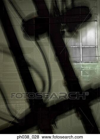 Stock Photo - Shadow of a bicycle. Fotosearch