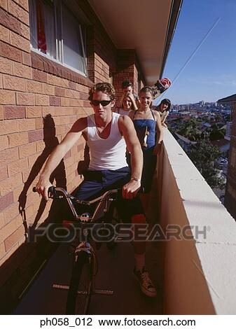 Friends setting off to have fun View Large Photo Image Stock Image - Friends setting off to have fun. Fotosearch