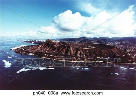 Aerial view of Diamond Head, Oahu, Hawaii View Large Photo Image Stock Image - Aerial view of Diamond Head, Oahu, Hawaii. Fotosearch