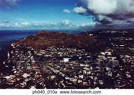 Aerial view of Diamond Head, Oahu, Hawaii View Large Photo Image Stock Image - Aerial view of Diamond Head, Oahu, Hawaii. Fotosearch