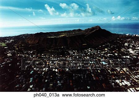 Aerial view of Diamond Head, Oahu, Hawaii View Large Photo Image Stock Image - Aerial view of Diamond Head, Oahu, Hawaii. Fotosearch