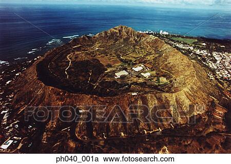 Diamond Head, Oahu, Hawaii, elevated view View Large Photo Image Stock Image - Diamond Head, Oahu, Hawaii, elevated view. Fotosearch