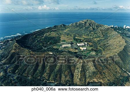 Diamond Head, Oahu, Hawaii, elevated view View Large Photo Image Stock Image - Diamond Head, Oahu, Hawaii, elevated view. Fotosearch