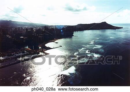 USA, Hawaii, Oahu, Diamond Head in background View Large Photo Image Stock Image - USA, Hawaii, Oahu, Diamond Head in background . Fotosearch