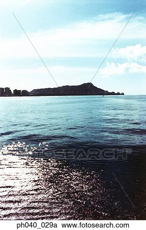USA, Hawaii, Oahu, Diamond Head in background View Large Photo Image Stock Image - USA, Hawaii, Oahu, Diamond Head in background . Fotosearch