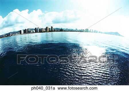 USA, Hawaii, Oahu, Diamond Head in background View Large Photo Image Stock Image - USA, Hawaii, Oahu, Diamond Head in background . Fotosearch