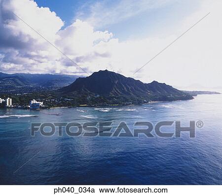 USA, Hawaii, Oahu, Diamond Head in background View Large Photo Image Stock Image - USA, Hawaii, Oahu, Diamond Head in background . Fotosearch