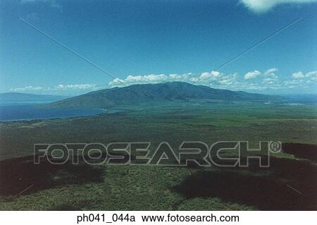 Aerial over land of Maui, Hawaii View Large Photo Image Stock Image - Aerial over land of Maui, Hawaii . Fotosearch