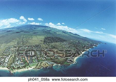 Coastline of Maui, Hawaii, Aerial view View Large Photo Image Stock Image - Coastline of Maui, Hawaii, Aerial view. Fotosearch