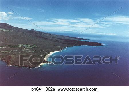 Coastline of Maui, Hawaii, Aerial view View Large Photo Image Stock Image - Coastline of Maui, Hawaii, Aerial view. Fotosearch
