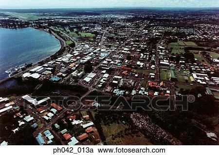 Stock Image - Aerial view of Big Island, Hawaii. Fotosearch