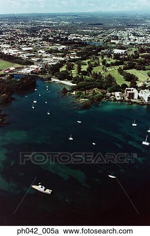 Stock Image - Coastal view of Big Island, Hawaii. Fotosearch