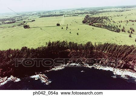 Stock Image - USA, Hawaii, Big Island, coast scenic . Fotosearch