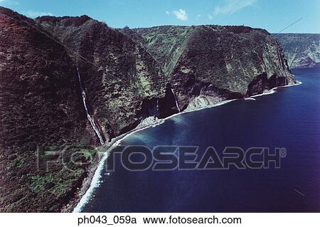 USA, Hawaii, Big Island, cliff and coast scenic View Large Photo Image Stock Image - USA, Hawaii, Big Island, cliff and coast scenic . Fotosearch