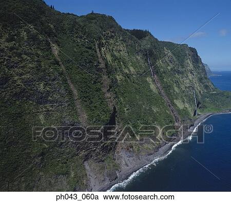 USA, Hawaii, Big Island, cliff and coast scenic View Large Photo Image Stock Image - USA, Hawaii, Big Island, cliff and coast scenic . Fotosearch
