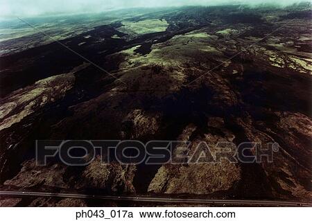 USA, Hawaii, Big Island, highway on lava field, aerial view View Large Photo Image Stock Image - USA, Hawaii, Big Island, highway on lava field, aerial view . Fotosearch