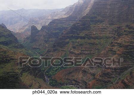 Aerial view of a rocky mountain range, Kauai, Hawaii View Large Photo Image Stock Image - Aerial view of a rocky mountain range, Kauai, Hawaii. Fotosearch