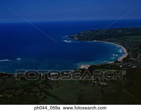 Coast of Kauai, Hawaii, aerial view View Large Photo Image Stock Image - Coast of Kauai, Hawaii, aerial view. Fotosearch