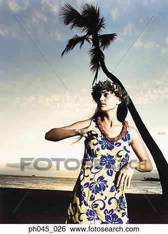 A female hula dancing outdoors near the ocean at sunset View Large Photo Image Stock Photograph - A female hula dancing outdoors near the ocean at sunset. Fotosearch