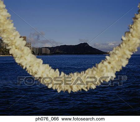 Garland, focusing Hawaiian island View Large Photo Image Stock Photograph - Garland, focusing Hawaiian island . Fotosearch