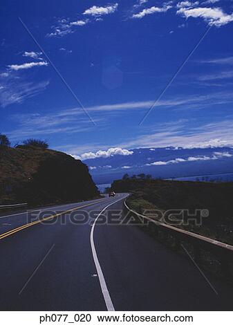 Stock Image - US, Hawaii, Country road. Fotosearch