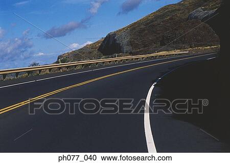 Stock Image - US, Hawaii, Country road. Fotosearch