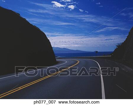 Stock Photo - US, Hawaii, Country road. Fotosearch
