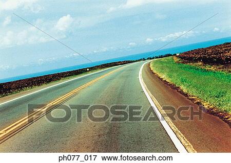 US, Hawaii, Country road View Large Photo Image Stock Photo - US, Hawaii, Country road. Fotosearch